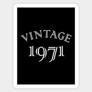 50th Birthday Aniversary Vinatage Sticker